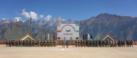 INDIA- KAZAKHSTAN JOINT MILITARY EXERCISE  IN AULI