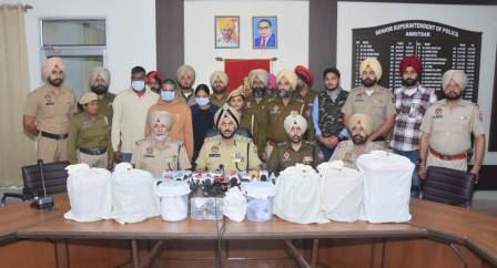 Amritsar Police Busts Narco-Smuggling & Arms Cartel