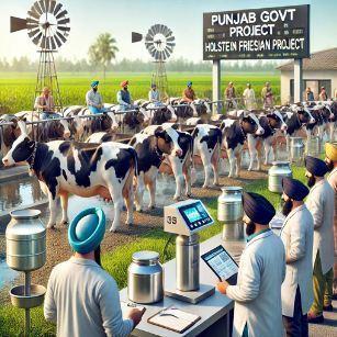 ਫਰੀਜ਼ੀਅਨ ਗਾਵਾਂ ਦੇ ਦੁੱਧ ਉਤਪਾਦਨ ਸਮਰੱਥਾ ਬਾਰੇ 5.31 ਕਰੋੜ ਦਾ ਪ੍ਰੋਜੈਕਟ
