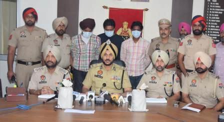 Punjab Police busts trans-border narcotic smuggling racket