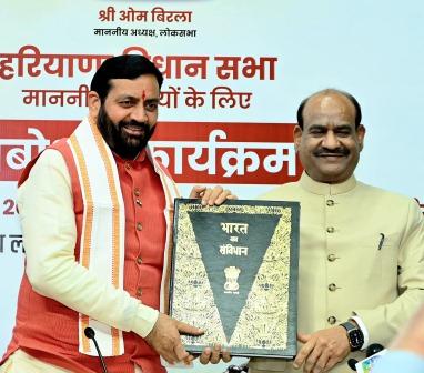 Om Birla Advocates for Legislative Training to Boost Democracy