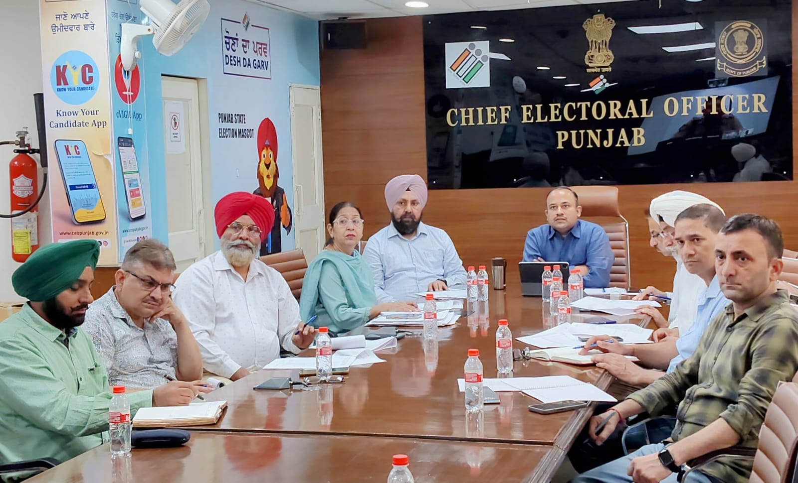 Punjab CEO Reviews By-Election arrangements for Ludhiana West