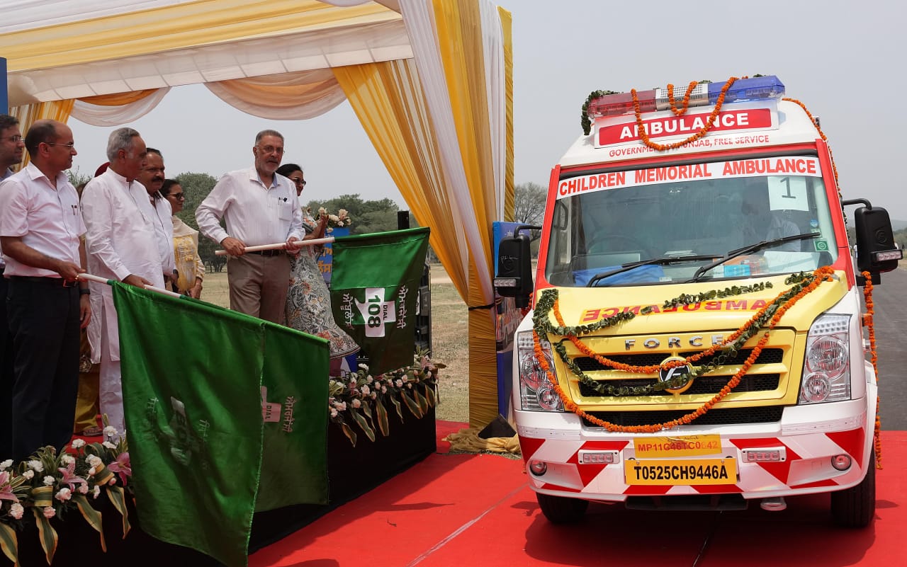 Punjab Launches Hi-Tech Ambulances for Emergency Care